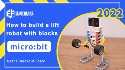 How to build a lift robot with blocks ?