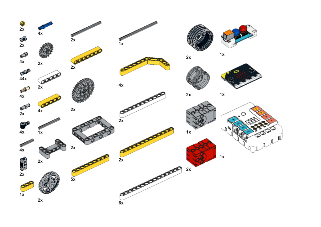 microbit building bricks